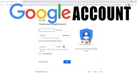 How to create an account .
